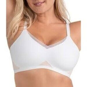 Honeylove Crossover Bra Wireless Removable Pads Plus Size 1X